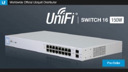Ubiquiti UniFi Switch 16-Port Gigabit PoE Switch 150W (US-16-150W)