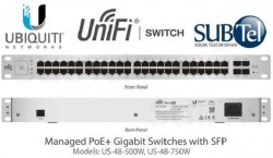 Ubiquiti UniFi Switch 48-Port PoE Switch 750W (US-48-750W)