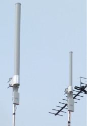 Ubiquiti AirMax Rocket M2 kèm anten Omni 12dbi 2 phân cực ngoài trời